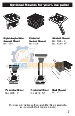 Preview for 7 page of Scotty LINE PULLER Installation, Maintenance, Use And Safety