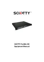 Scotty ProMin HD Equipment Manual preview