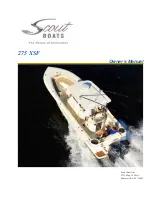 Scout Boats 275 XSF Owner'S Manual preview