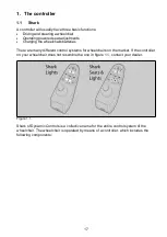 Preview for 17 page of Scout Shark Lights User Manual Controls