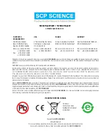 Предварительный просмотр 3 страницы SCP SCIENCE EasyPREP BOD 300 User Manual