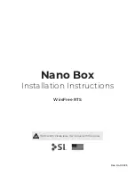 Предварительный просмотр 1 страницы Screen Innovations Nano Box WireFree RTS Installation Instructions Manual