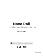 Screen Innovations Nano Roll 275 Series Installation Instructions Manual preview