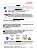 Preview for 18 page of Screen Research CLCLT Installation And Operation Manual