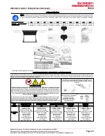 Preview for 24 page of Screen Research CLCLT Installation And Operation Manual