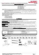 Предварительный просмотр 3 страницы Screen Research Reference X-Mask 4-Way Installation Manual