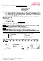 Предварительный просмотр 11 страницы Screen Research Reference X-Mask XTR3 Installation Manual