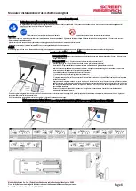 Предварительный просмотр 6 страницы Screen Research SLMF Installation Manual