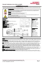 Предварительный просмотр 9 страницы Screen Research SLMF Installation Manual