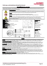 Предварительный просмотр 33 страницы Screen Research SLMF Installation Manual