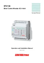 ScreenTronic CONTROLtronic ST2134 Operation And Installation Manual предпросмотр