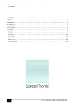 Предварительный просмотр 2 страницы ScreenTronic ST3134 Operation And Installation Manual