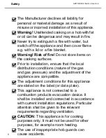 Preview for 8 page of screwfix GHFFX60SS1 Manual