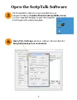 Предварительный просмотр 9 страницы ScripAbility ScripTalk Station Quick Start Manual