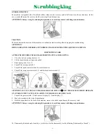 Предварительный просмотр 11 страницы ScrubbingKing GBZ-430BT Instruction Manual