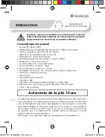 Preview for 2 page of SCS Sentinel DAAF-10Y-CE Installation And Use Instruction