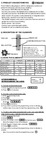 Preview for 6 page of SCS Sentinel XO 006C + CLES Installation And User Manual