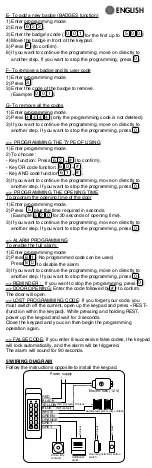 Preview for 7 page of SCS Sentinel XO 006C + CLES Installation And User Manual