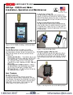 Preview for 1 page of SCS CTC021 Installation, Operation And Maintenance Manual