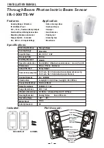 Preview for 1 page of SCS IR-1000TS-W Installation Manual