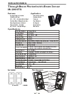 Preview for 1 page of SCS IR-2000TS Installation Manual