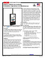 Предварительный просмотр 1 страницы SCS TB-9034 User Manual