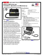 Preview for 1 page of SCS TB-9075 Installation, Operation And Maintenance