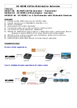 SCT HE03T-4K Quick Start Manual preview