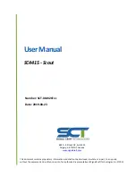 SCT Scout SC4415 User Manual preview