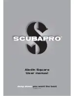 SCUBAPRO-UWATEC Aladin Square User Manual preview