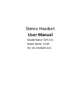SCUD SBT-215 User Manual preview