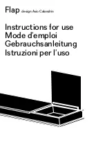 Preview for 1 page of Sculptures Jeux Flap Instructions For Use Manual