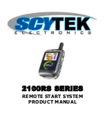 Scytek electronic 2100RS Series Product Manual preview