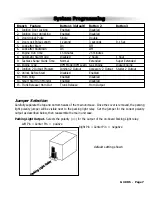 Предварительный просмотр 8 страницы Scytek electronic GALAXY G40RS Product Manual