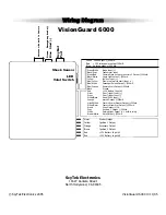 Preview for 36 page of Scytek electronic VISIONGUARD 6000 Product Manual