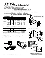 Предварительный просмотр 1 страницы SDC EH SERIES Installation Instructions