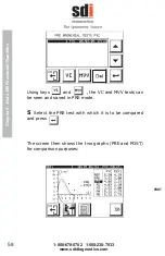 Предварительный просмотр 58 страницы SDI Astra 300 User Manual