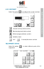 Предварительный просмотр 77 страницы SDI Astra 300 User Manual