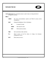 Preview for 31 page of SDI CS-1 Operating Manual