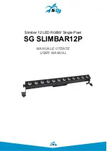 Preview for 1 page of SDJ SG SLIMBAR12P User Manual