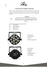 Предварительный просмотр 6 страницы SDJ SG SLIMPAR12DL User Manual