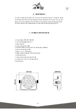 Preview for 21 page of SDJ SG SLIMPAR12DL User Manual