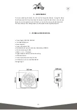 Предварительный просмотр 21 страницы SDJ SG SLIMPAR18 User Manual