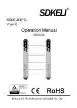 Preview for 2 page of SDKELI KS06 AOPD Series Operation Manual