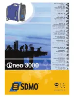 SDMO ineo 3000 Instruction And Maintenance Manual предпросмотр