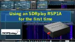 Preview for 1 page of SDRPLAY RSP1A Manual