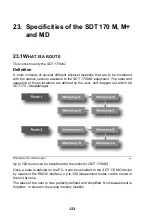 Preview for 122 page of SDT International SDT170 User Manual