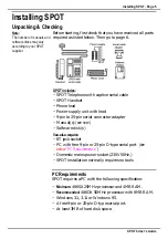 Preview for 9 page of SDX Audio SPOT 3 User Manual