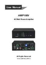 Предварительный просмотр 1 страницы SE audio AMP100V User Manual