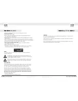 Предварительный просмотр 3 страницы SE Audiotechnik M-F3 User Manual